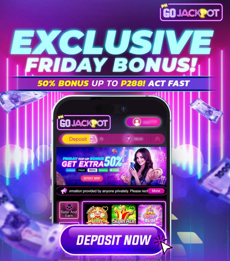 Get up to ₱288 extra when you deposit today at GoJackpot PH!