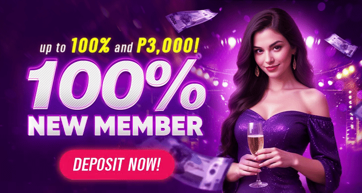 100% NEW MEMBER FIRST DEPOSIT BONUS